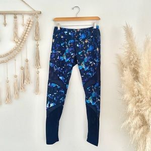 Zella workout pant legging mesh cutout athleisure small